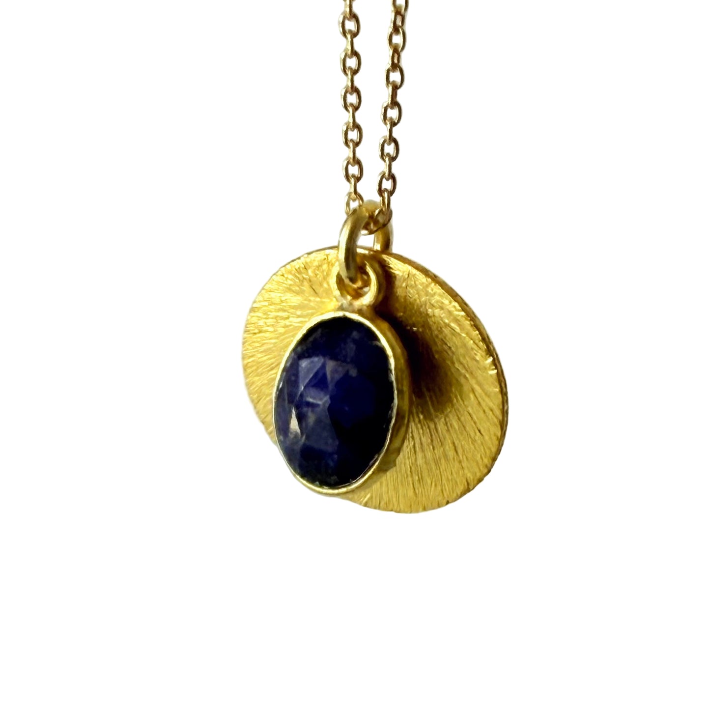 Halo Gemstone Necklace – by Tsakalos Jewellery, Greece