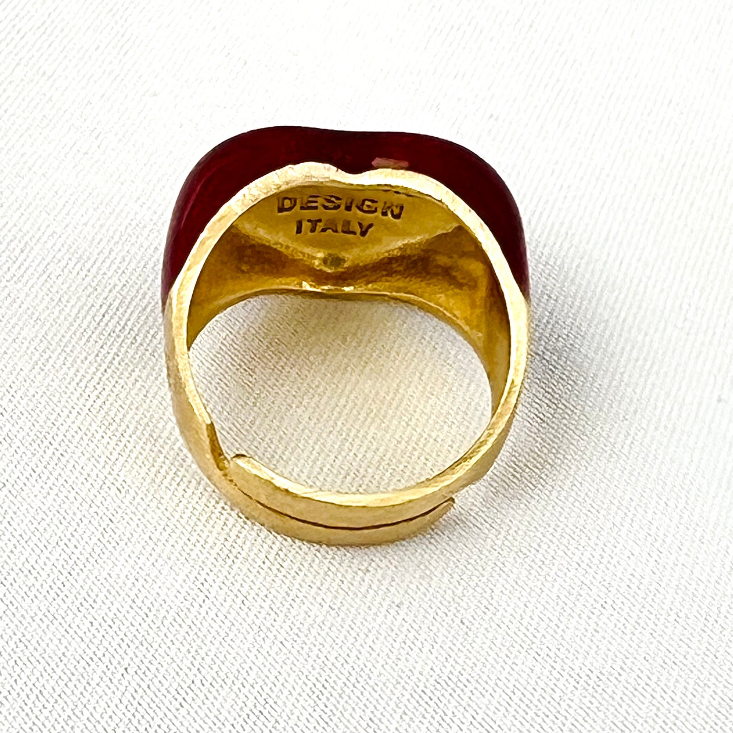 The Enamel Heart Ring