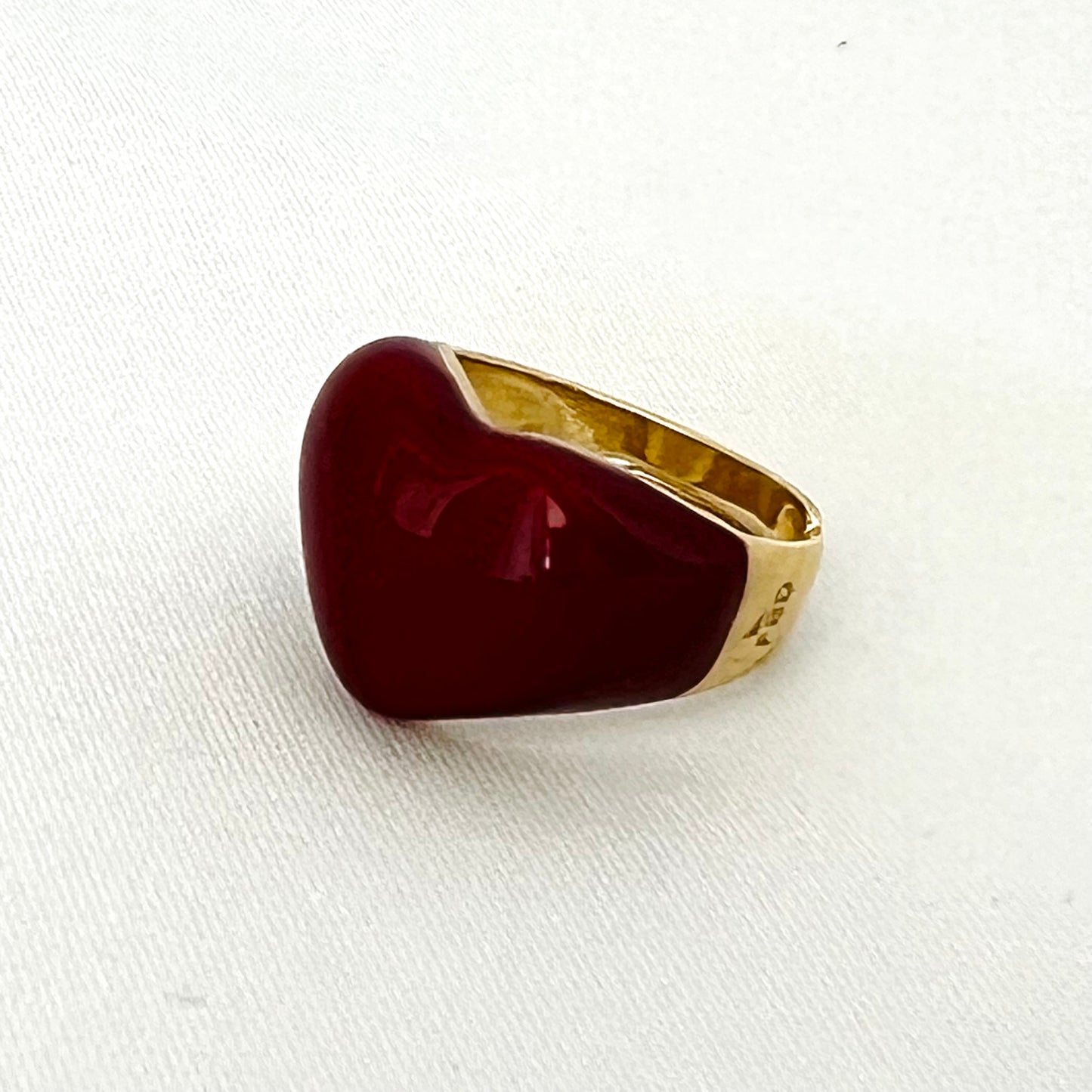 The Enamel Heart Ring