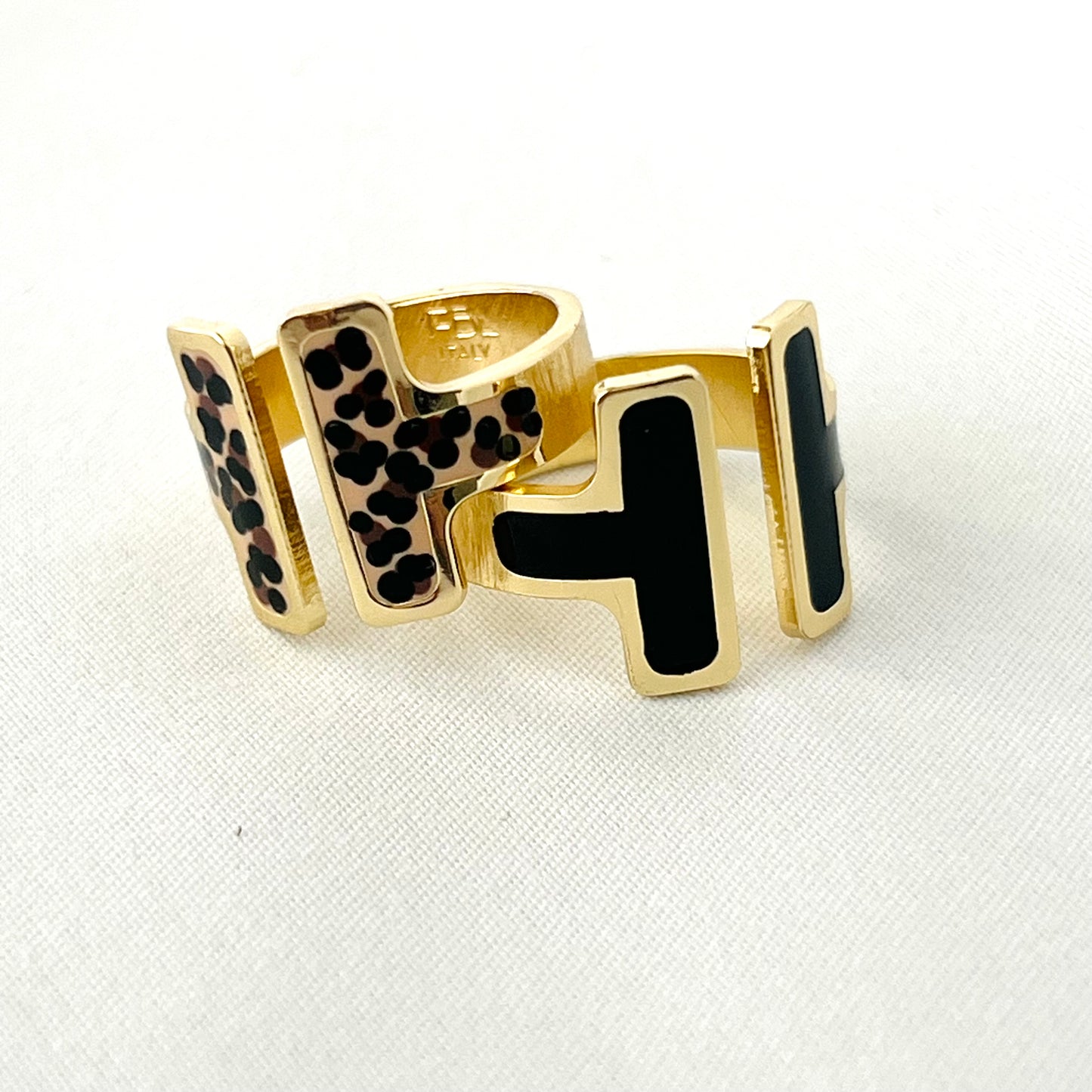 The Enamel T-Bar Ring