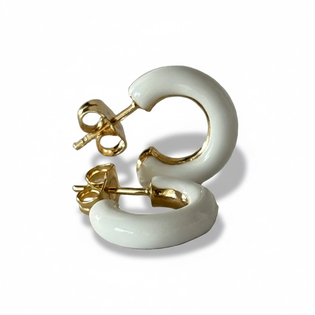 Mini Post-Back Hoops - Francesca Bianchi Design