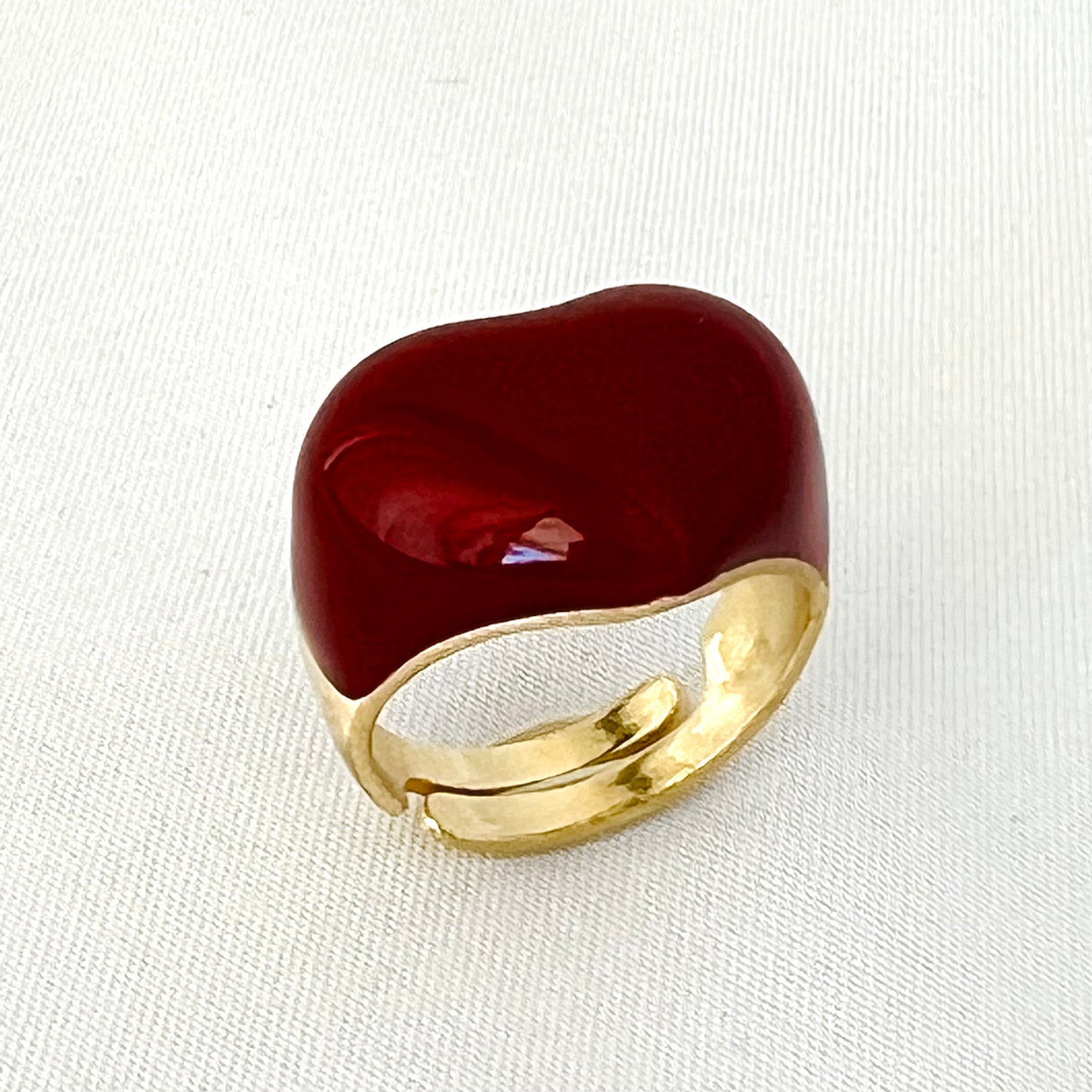 The Enamel Heart Ring