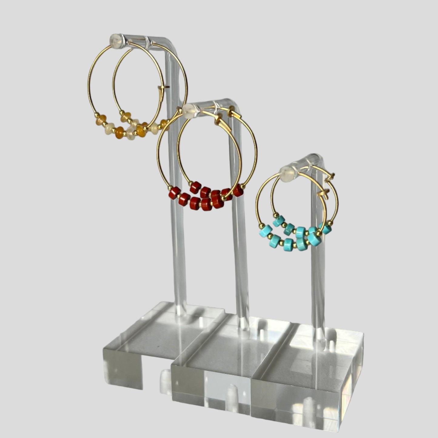 Rondello Hoop Earrings – by KreionLab, Sicily