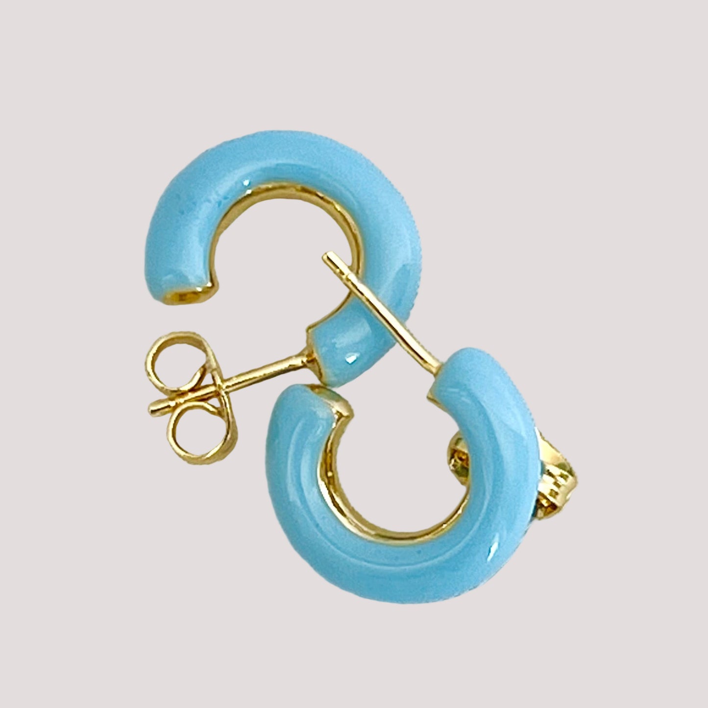 Mini Post-Back Hoops - Francesca Bianchi Design