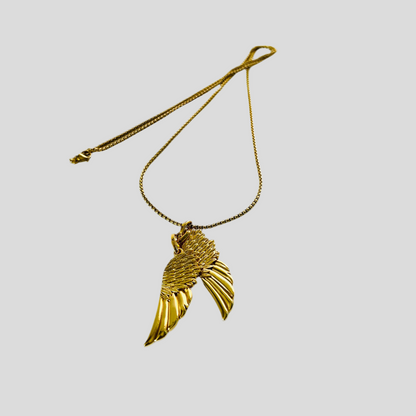 Golden Guardian Wings Necklace - by Mário Britto