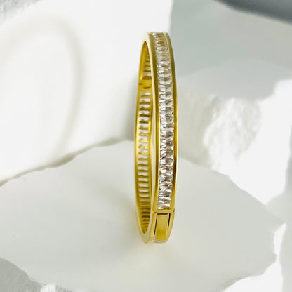 Golden Baguette Bangle