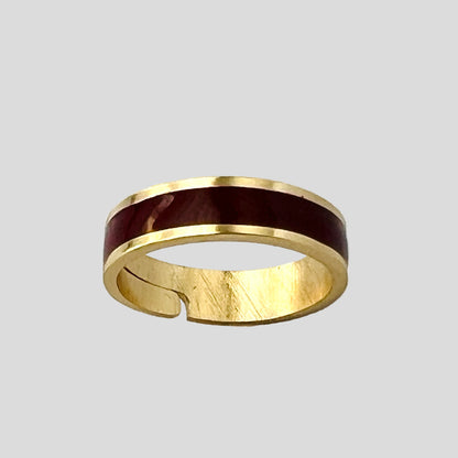 The Mini Enamel Band Ring - Francesca Bianchi Design