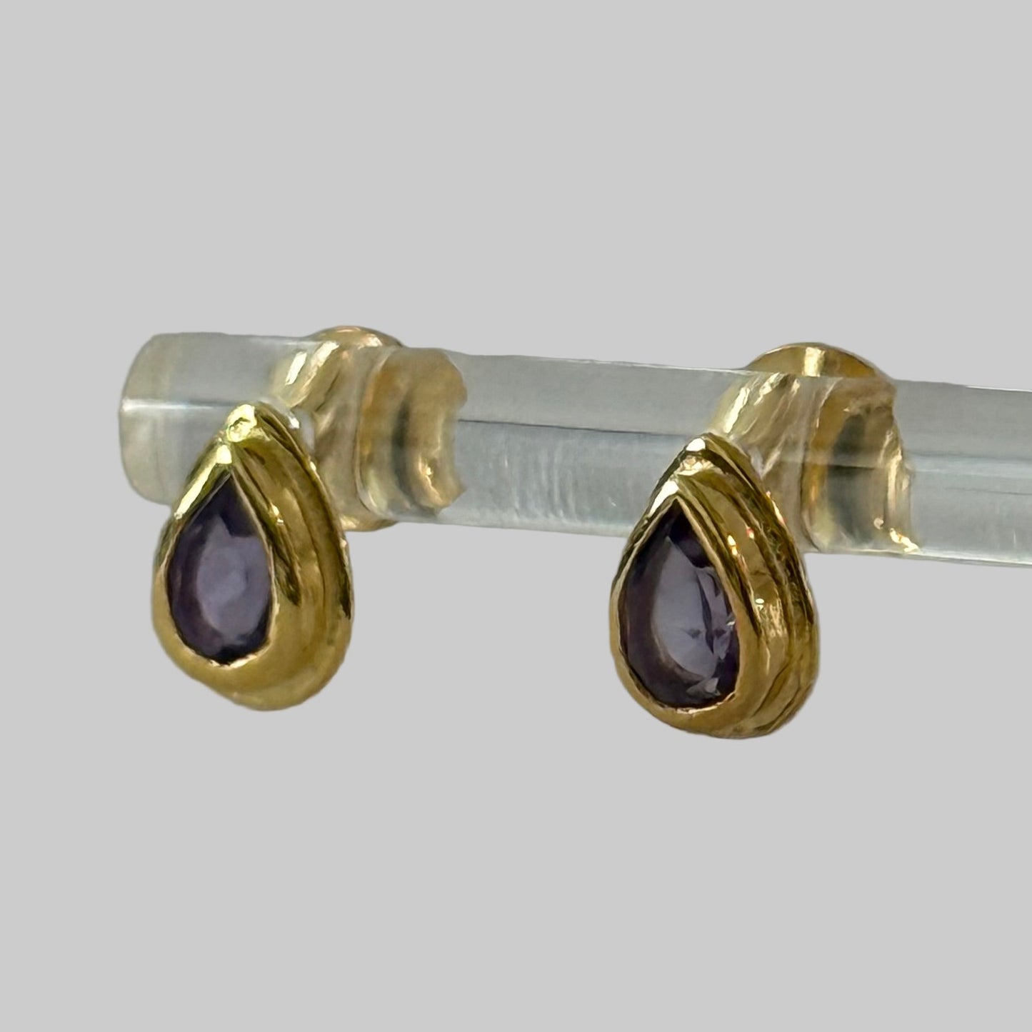 Gemstone Stud Earrings – by Tsakalos Jewellery, Greece