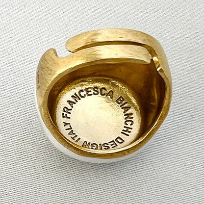 The Enamel Dome Ring - Francesca Bianchi Design