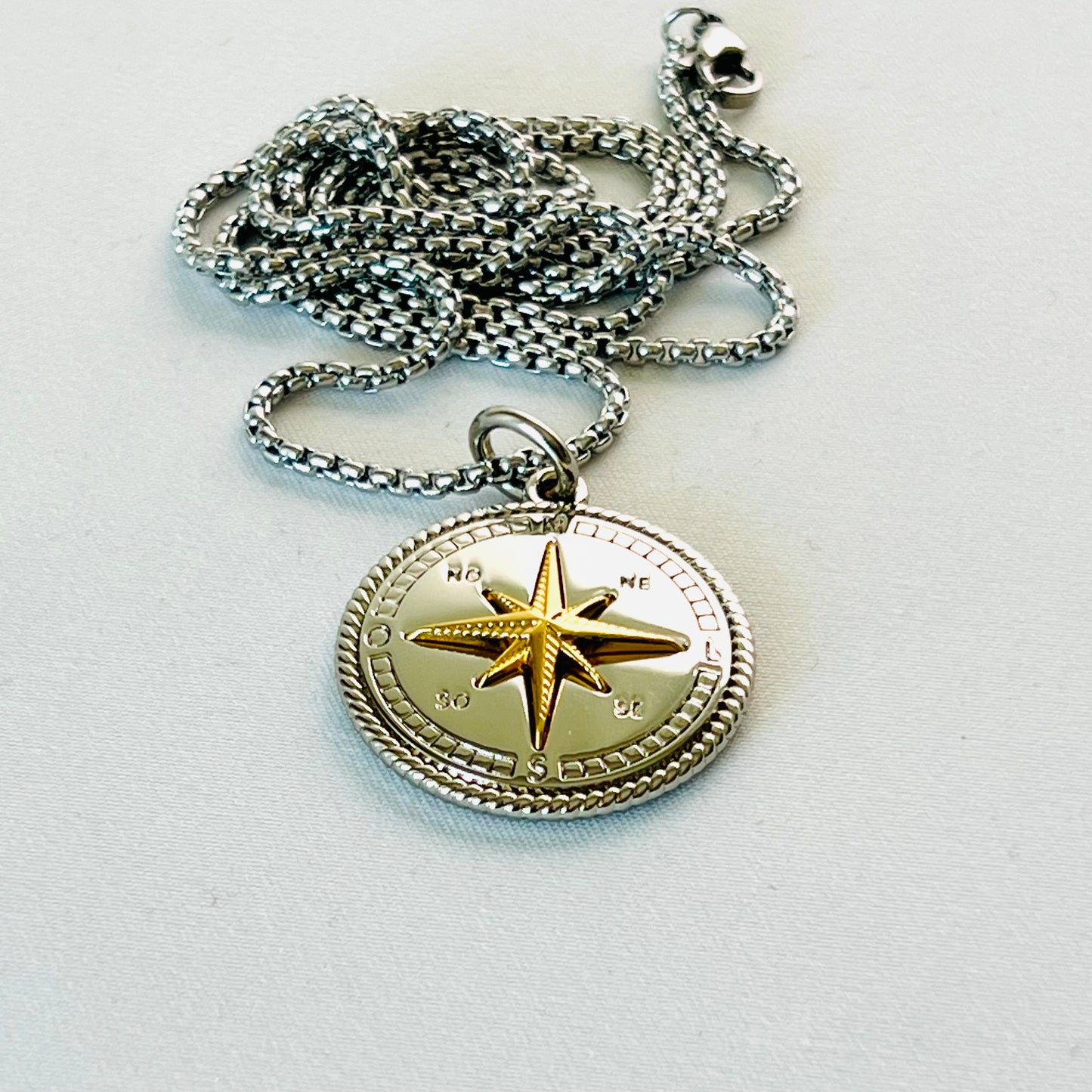 Explorer Compass Necklace - by Mário Britto