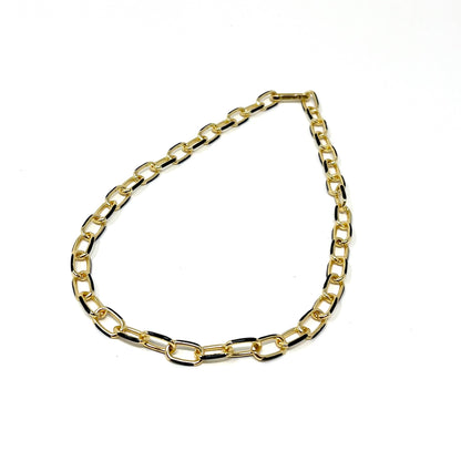 The Enamel Paperclip Chain Necklace