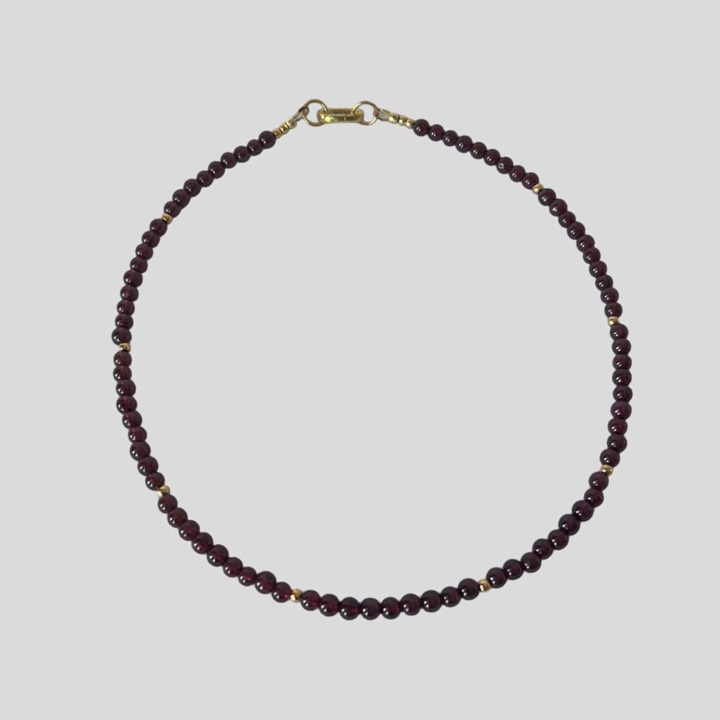Garnet Candy Necklace