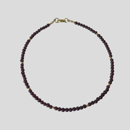 Garnet Candy Necklace