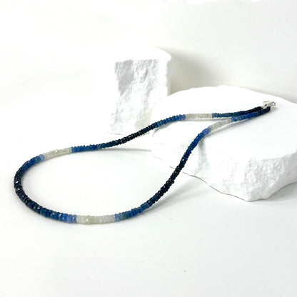 Blue Sapphire Ombre Candy Necklace