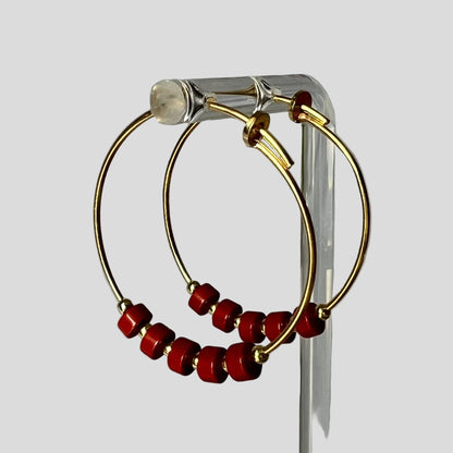Rondello Hoop Earrings – by KreionLab, Sicily