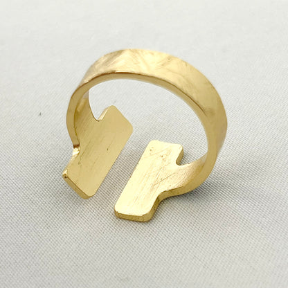 The Enamel T-Bar Ring - Francesca Bianchi Design