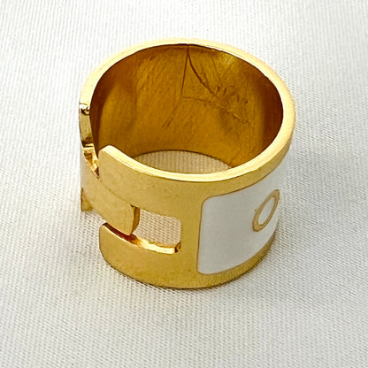 The Enamel Dot Cigar Ring - Francesca Bianchi Design