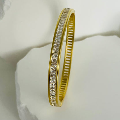 Golden Baguette Bangle