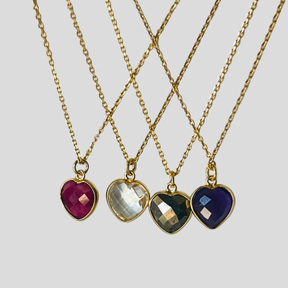 Petite Cœur Necklace - Une À Une by Rachel Guérin