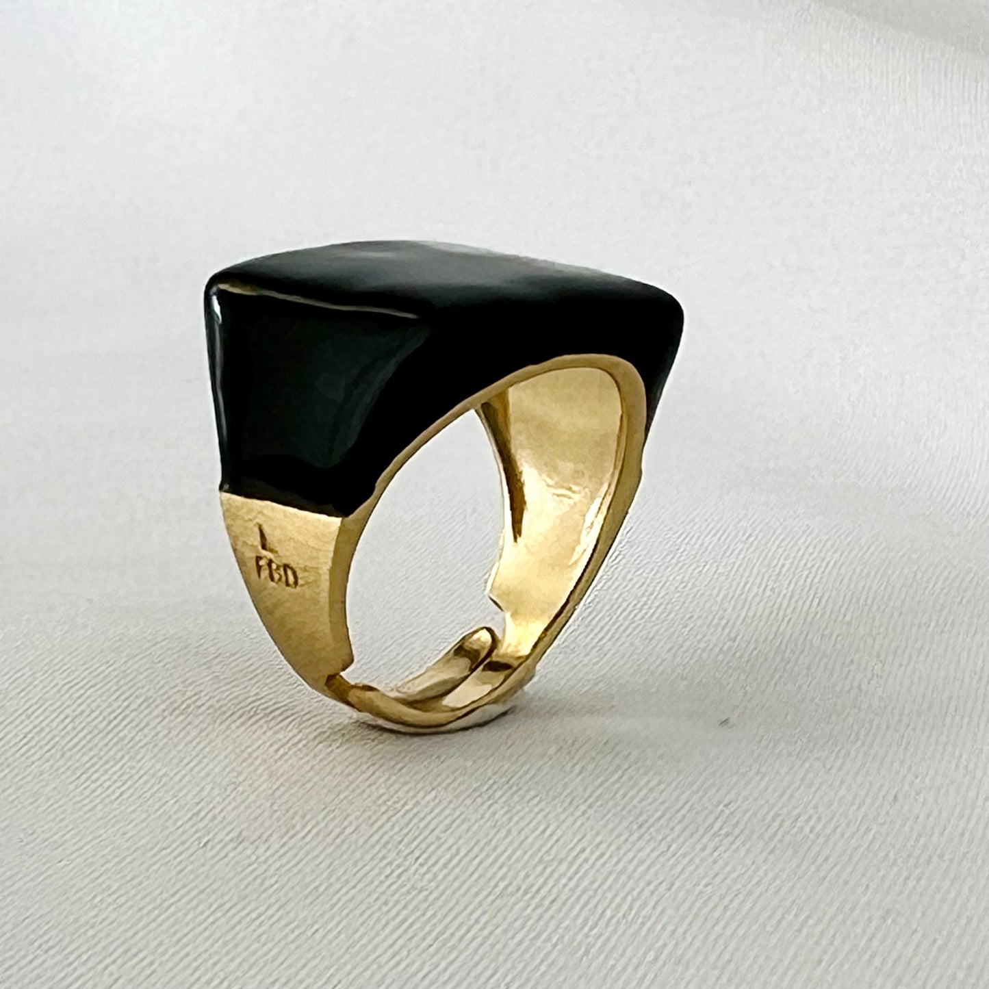 The Enamel Square Ring