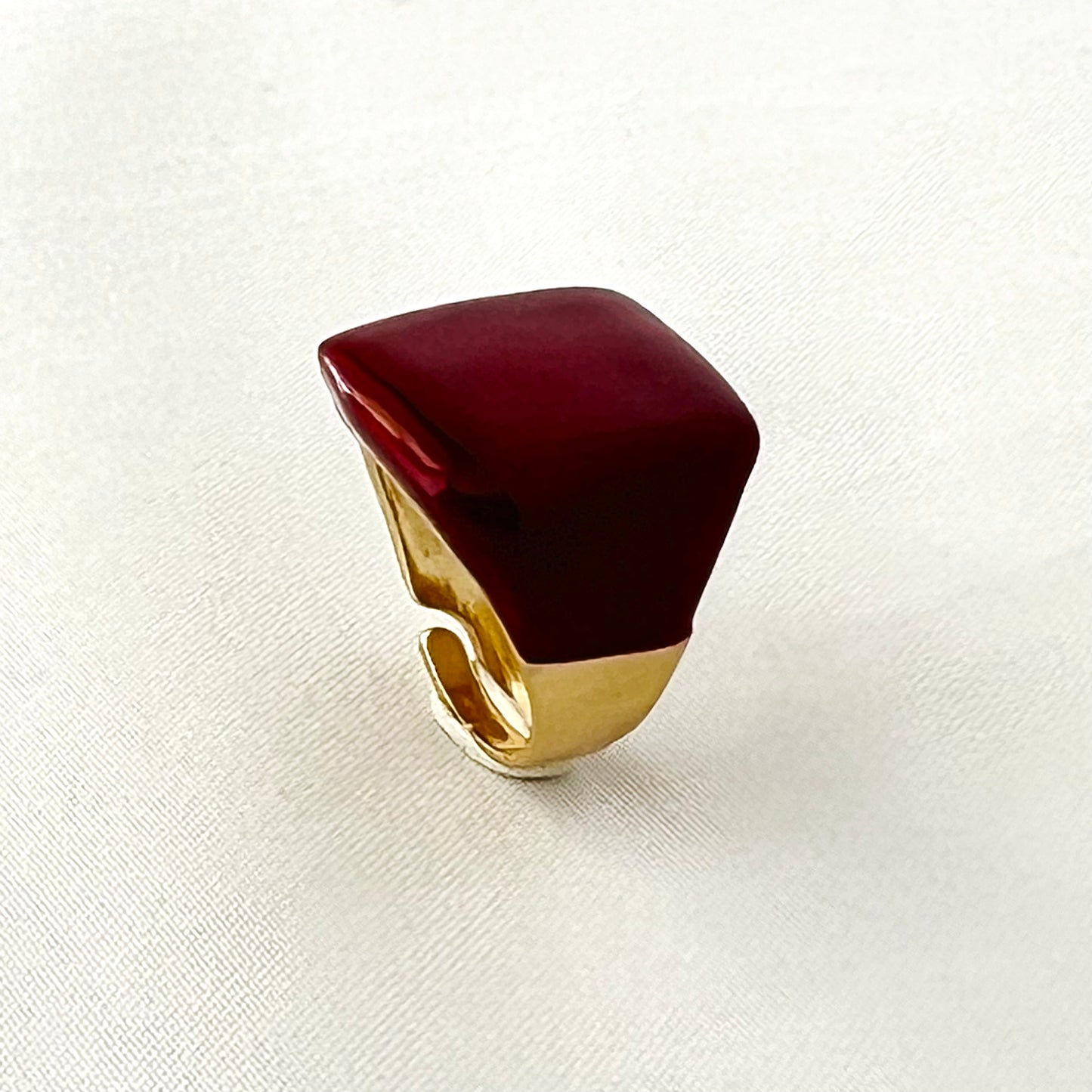 The Enamel Square Ring