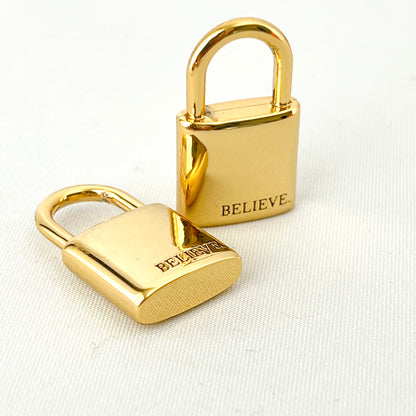 Believe Lock Charm