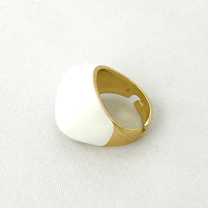 The Enamel Dome Ring - Francesca Bianchi Design