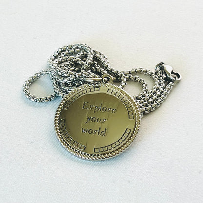 Explorer Compass Necklace - by Mário Britto