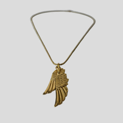 Golden Guardian Wings Necklace - by Mário Britto