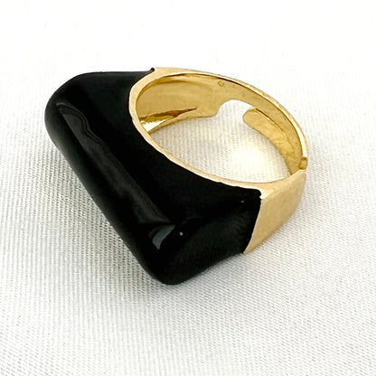 The Enamel Cylinder Ring - Francesca Bianchi Design