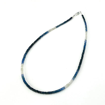Blue Sapphire Ombre Candy Necklace
