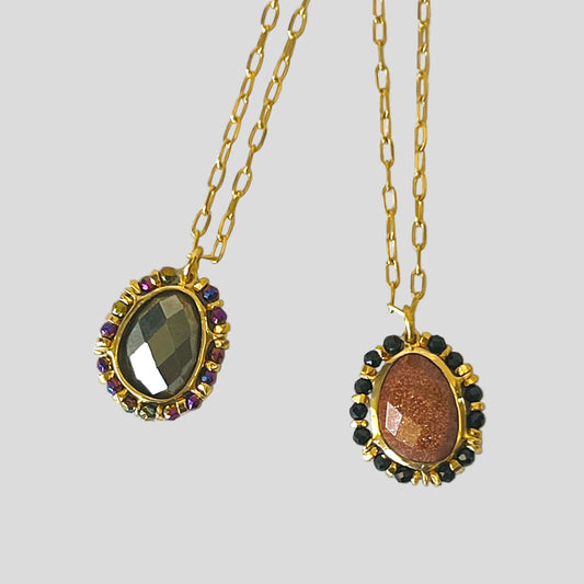 Midnight Bloom Necklace - Une À Une by Rachel Guérin