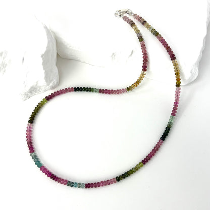 Watermelon Tourmaline Candy Necklace