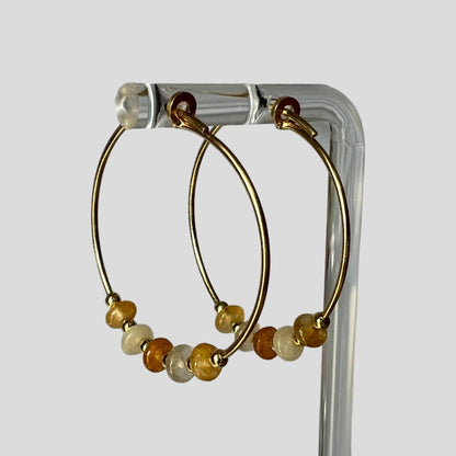Rondello Hoop Earrings – by KreionLab, Sicily