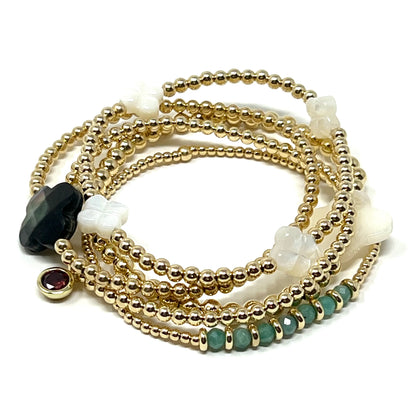 The Gold Stack Bracelet