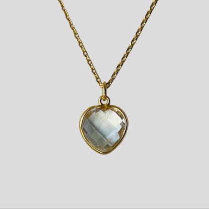 Petite Cœur Necklace - Une À Une by Rachel Guérin