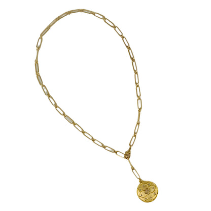 The Golden Hour Medallion Necklace