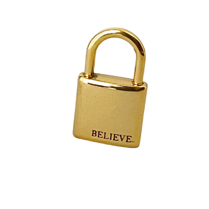 Believe Lock Charm