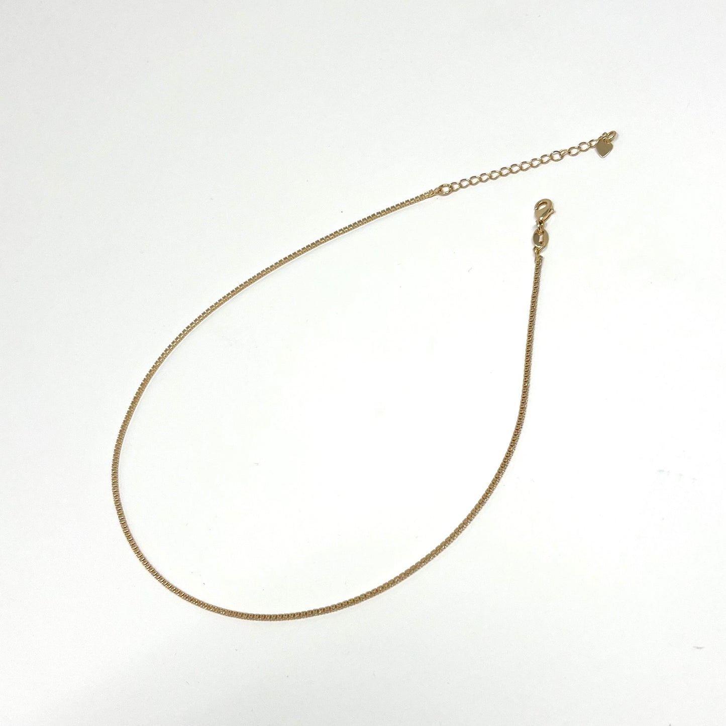 1mm Micro CZ Tennis Necklace