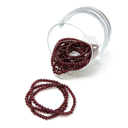 Garnet Wrap Stretch Bracelet