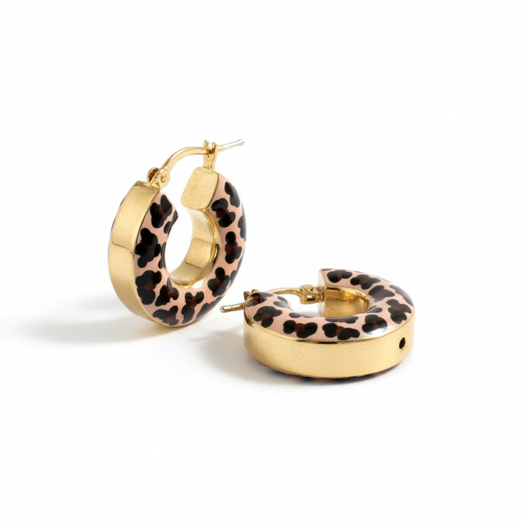 Mini Puffy Huggie Earrings - Francesca Bianchi Design