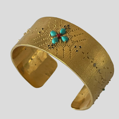 Petite Dot Cuff Bracelet - Une À Une by Rachel Guérin