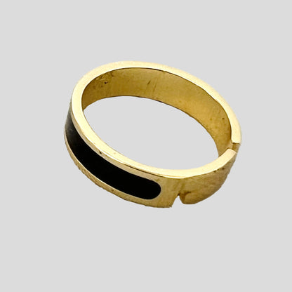 The Mini Enamel Band Ring - Francesca Bianchi Design