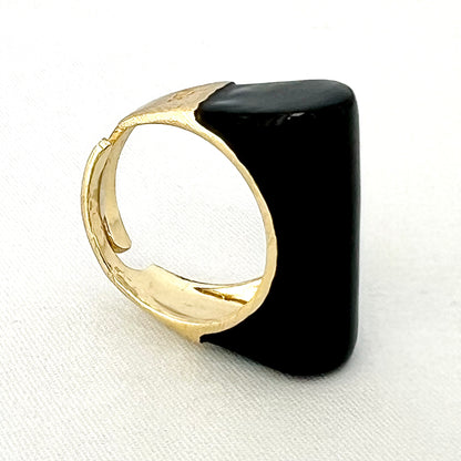 The Enamel Cylinder Ring - Francesca Bianchi Design