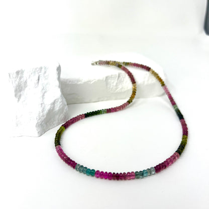 Watermelon Tourmaline Candy Necklace