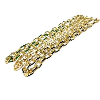 The Enamel Paperclip Chain Necklace