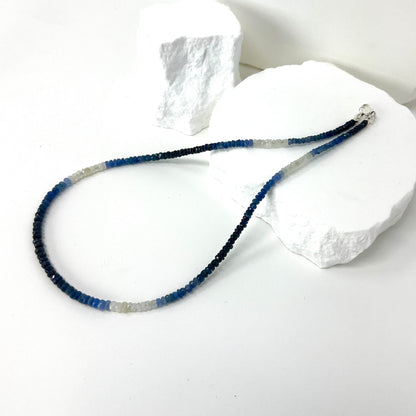 Blue Sapphire Ombre Candy Necklace
