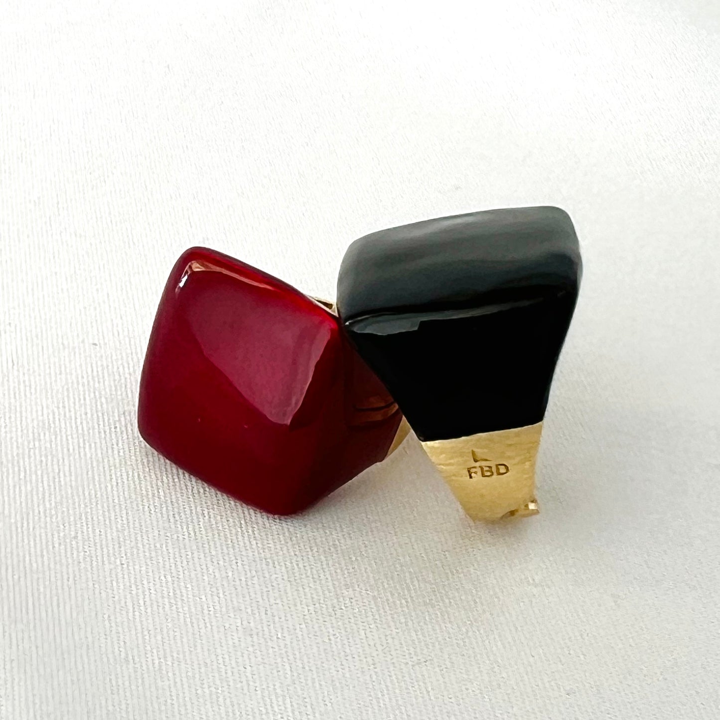 The Enamel Square Ring