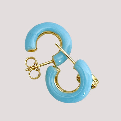 Mini Post-Back Hoops - Francesca Bianchi Design