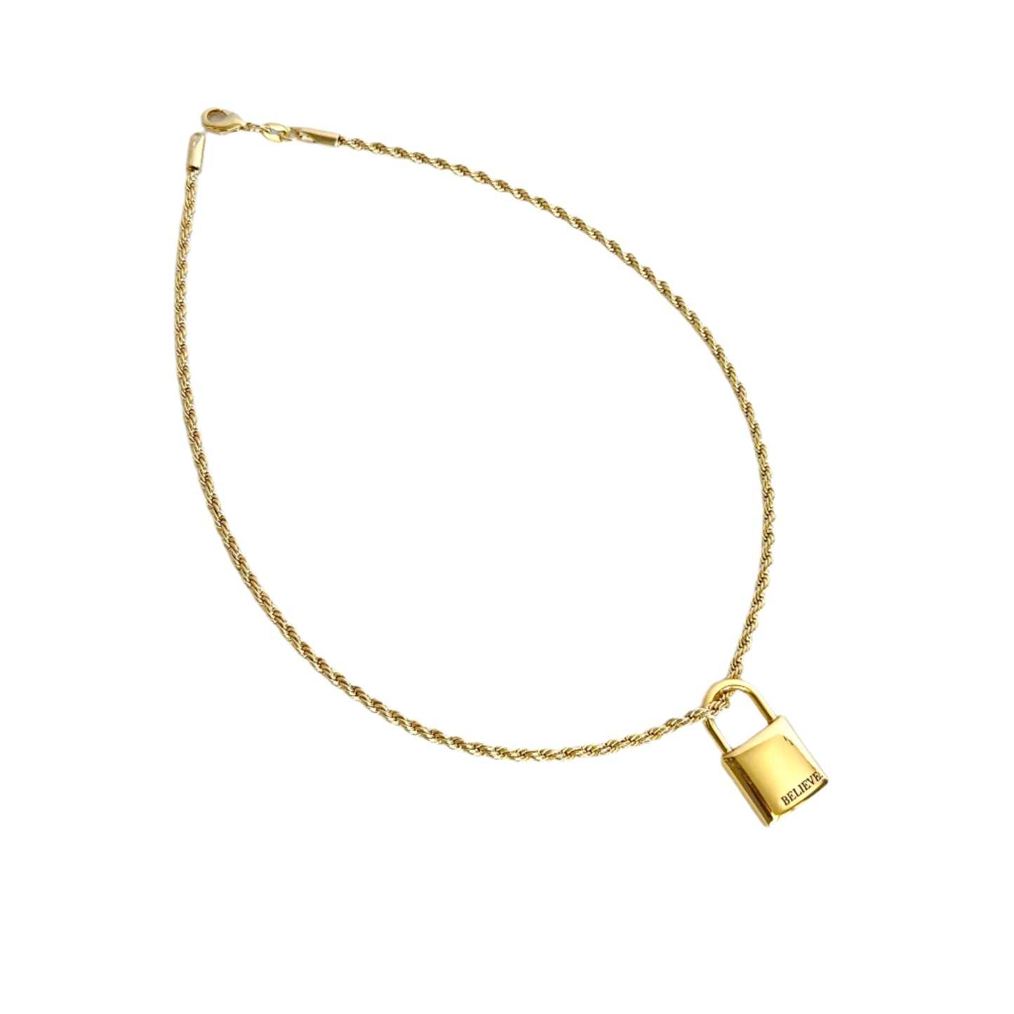 Believe Lock Charm